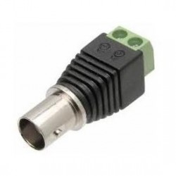 Ficha BNC Fêmea c/ terminais parafuso